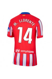 Atletico Madrid Marcos Llorente #14 Voetbaltruitje Thuis tenue 2024-25 Korte Mouw